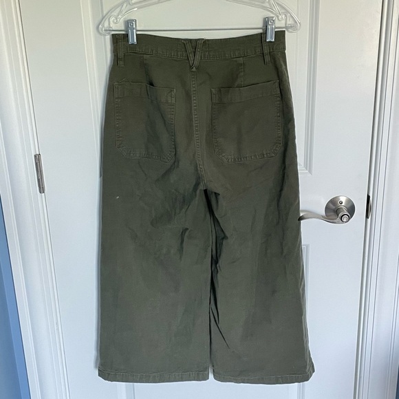 J. Crew Point Sur washed wide-leg crop pant green 35909 - Picture 7 of 12